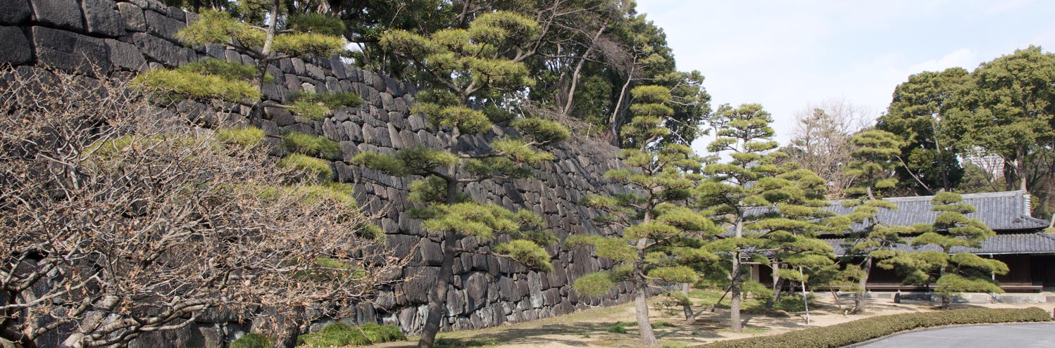 on the Imperial Palace garden grounds