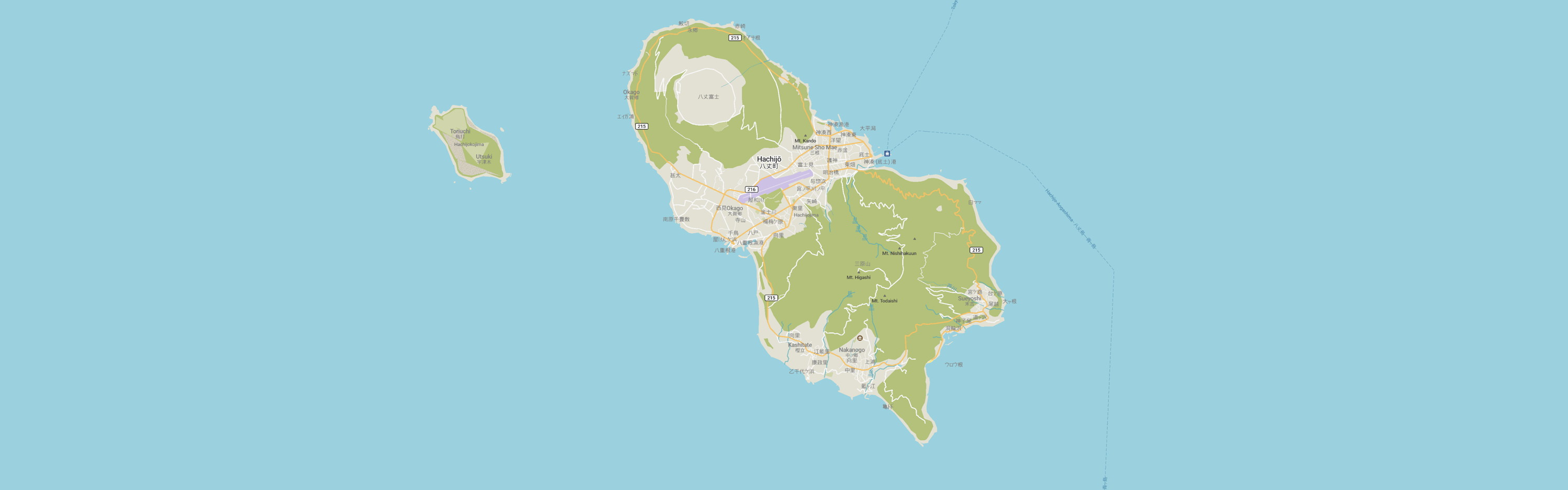 A map of Hachijō Machi