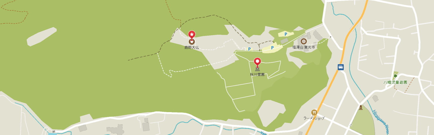 Detail of map of Hinode